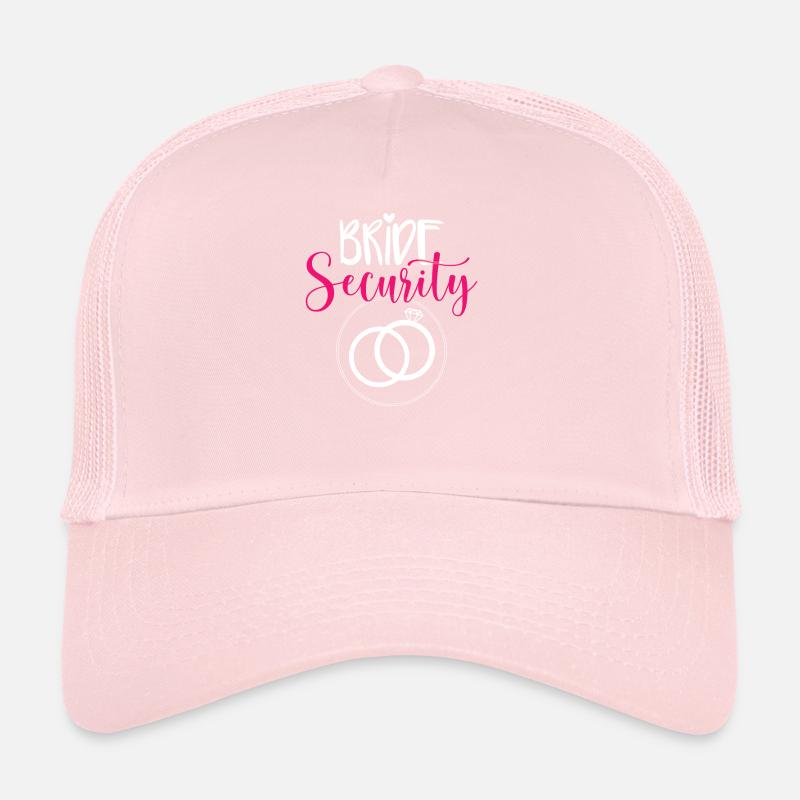 Bachelorette Party Funny Bride Security Trucker Cap