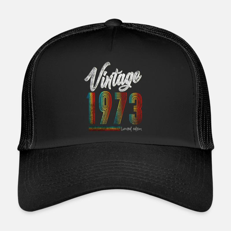 50th birthday Born 1973 Limited Edition - Trucker Cap - black/black