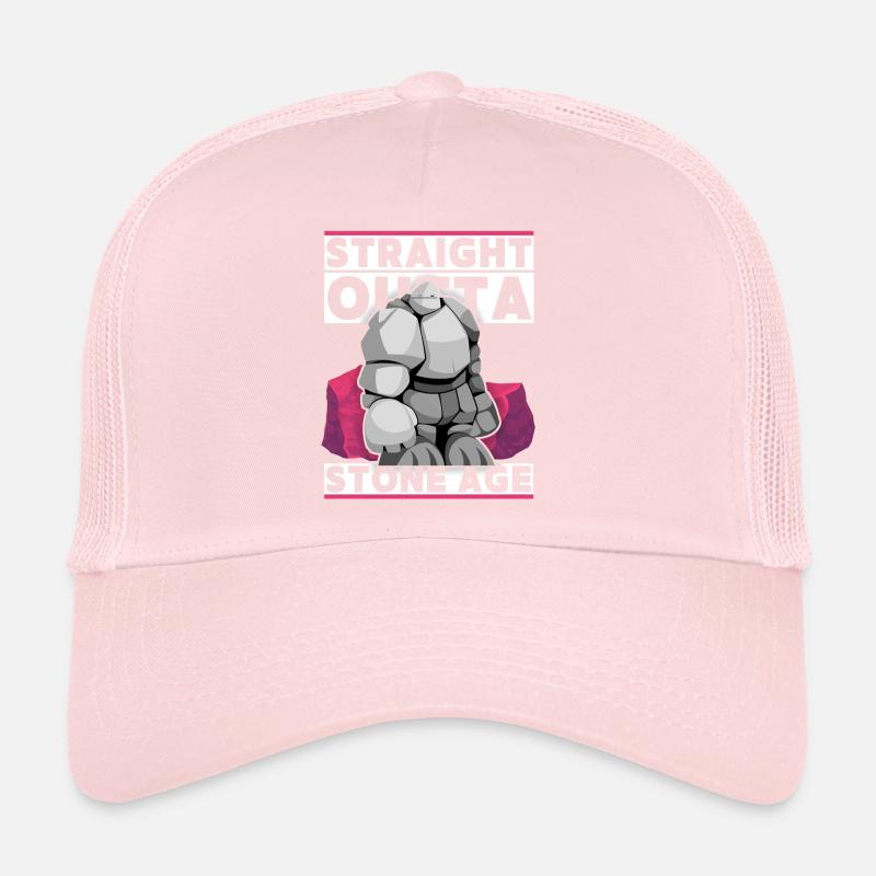 Stone Age, Stone Age man, caveman saying Trucker Cap