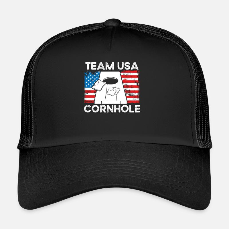 Team Usa-cornhole Casquette trucker 