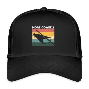 Cowbell - Trucker Cap - black/black - Front