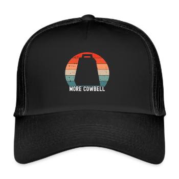Cowbell - Trucker Cap - black/black - Front