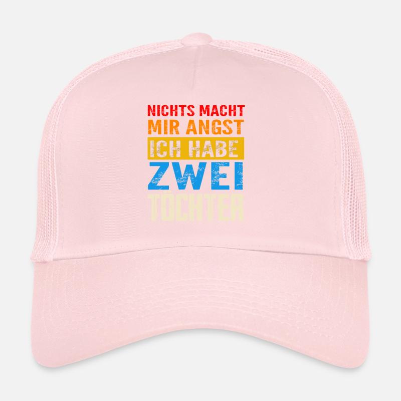 Papa 2 Töchter Vater Geschenk Trucker Cap