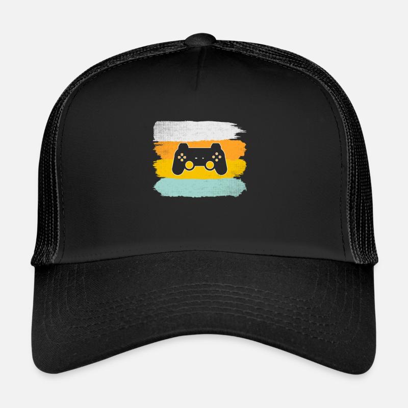 Gaming Retro - Trucker Cap - Schwarz/Schwarz