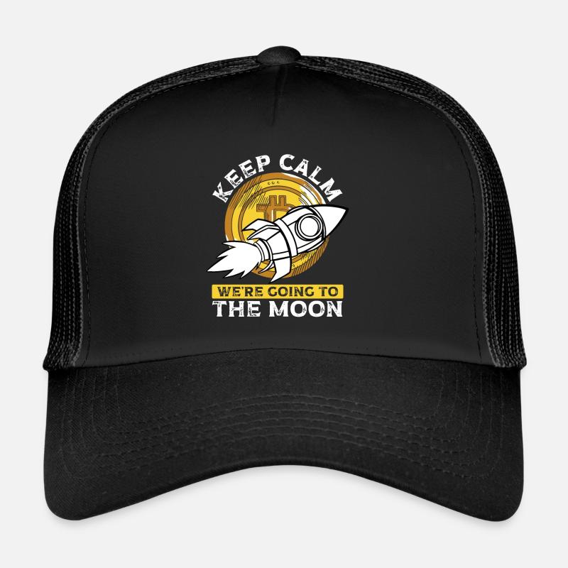 La fusée vers la lune Casquette trucker 