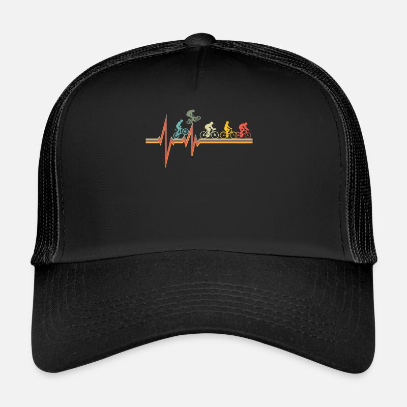 Bicycle Accessories Cyclist Motif Trucker Cap