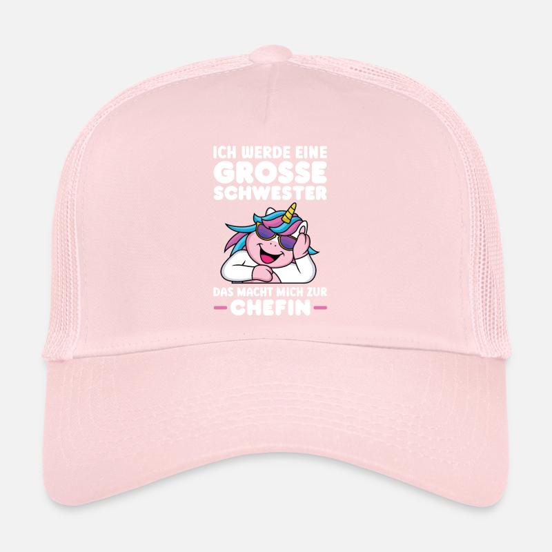 Große Schwester Einhorn Grosse Schwester Geschenk Trucker Cap