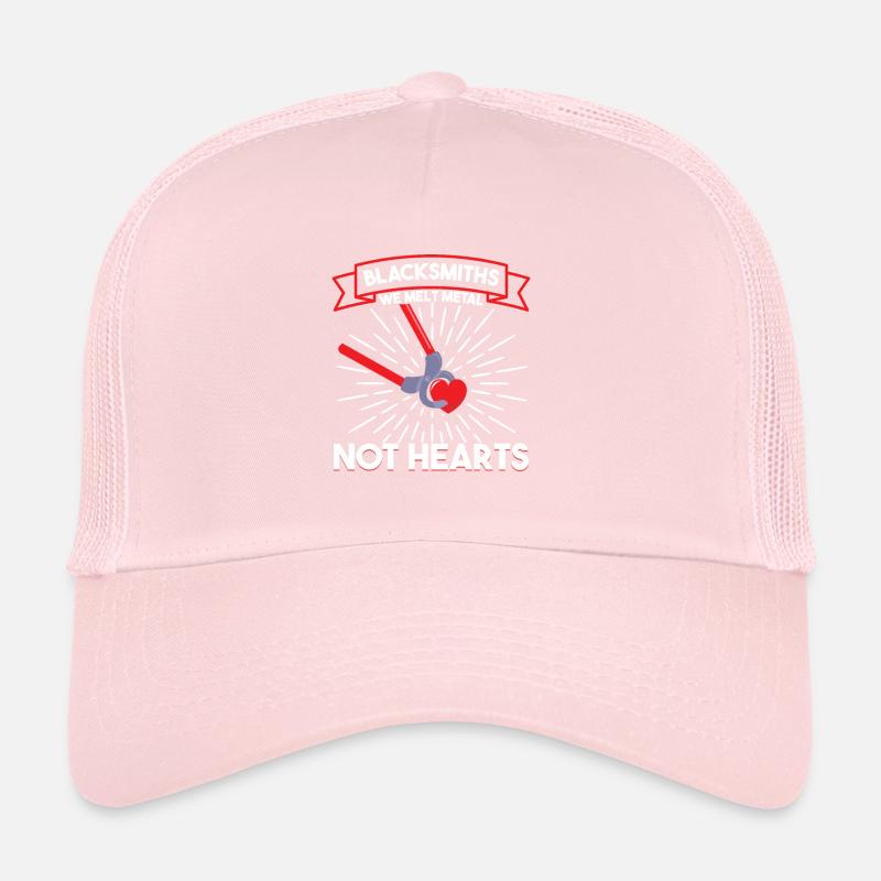 forgerons nous fondons le métal pas les cœurs forgeron Casquette trucker 