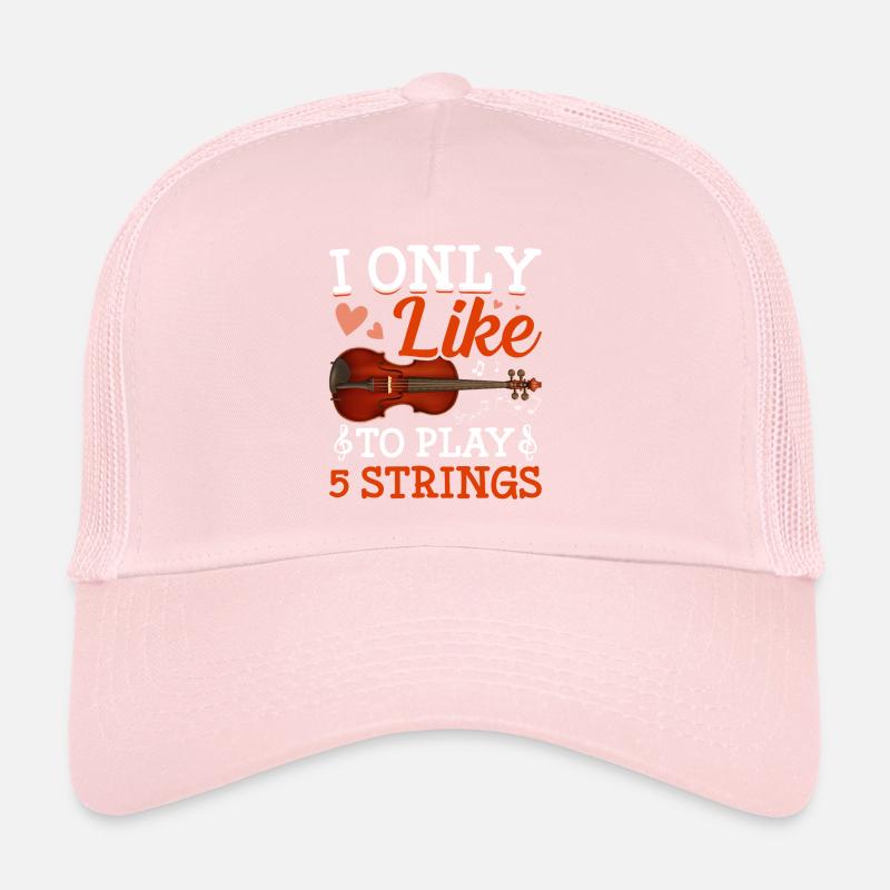 I just like to play 5 strings - violin Trucker Cap