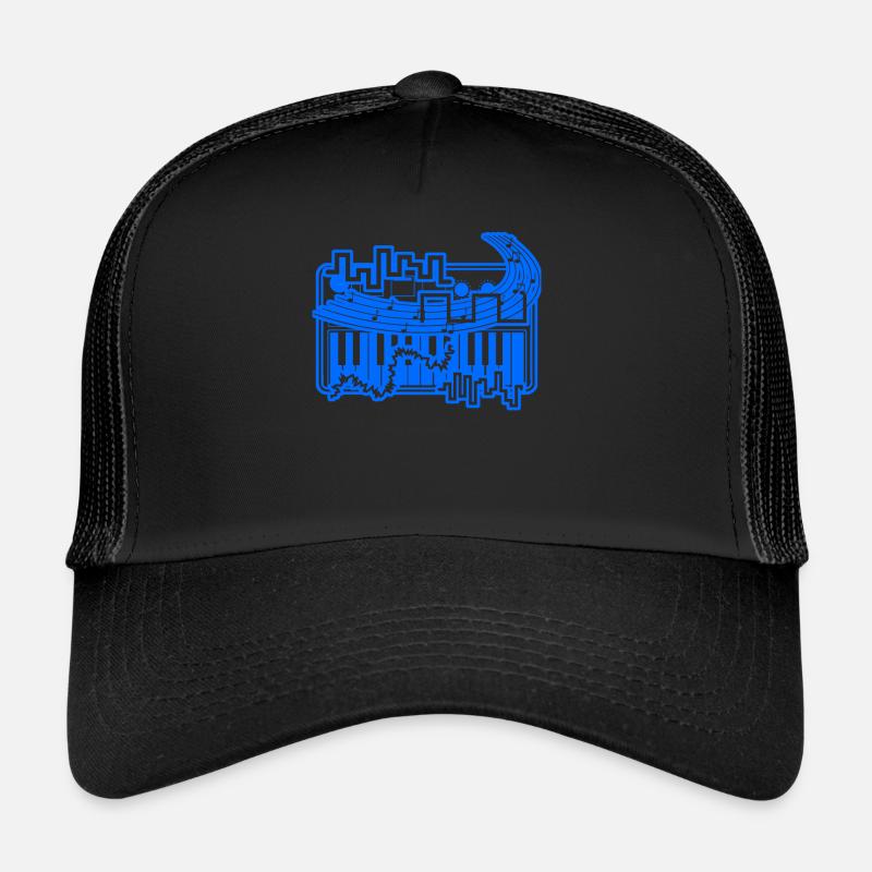 Synthesizer Synthesizers Wavefroms Synth Trucker Cap
