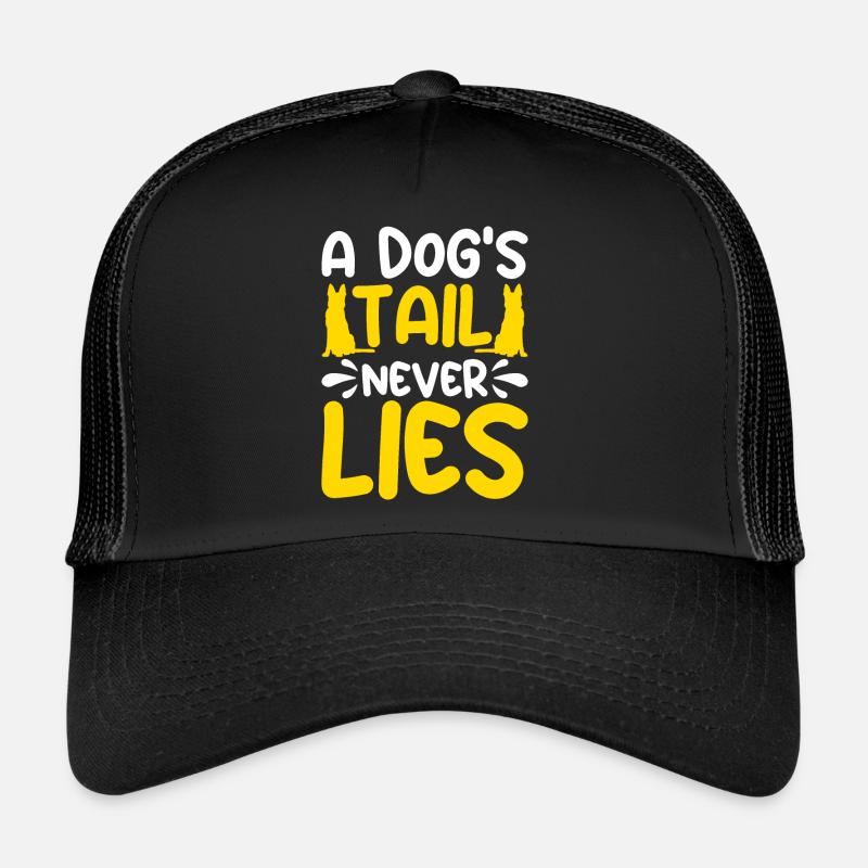 La queue d’un chien ne ment jamais Casquette trucker 