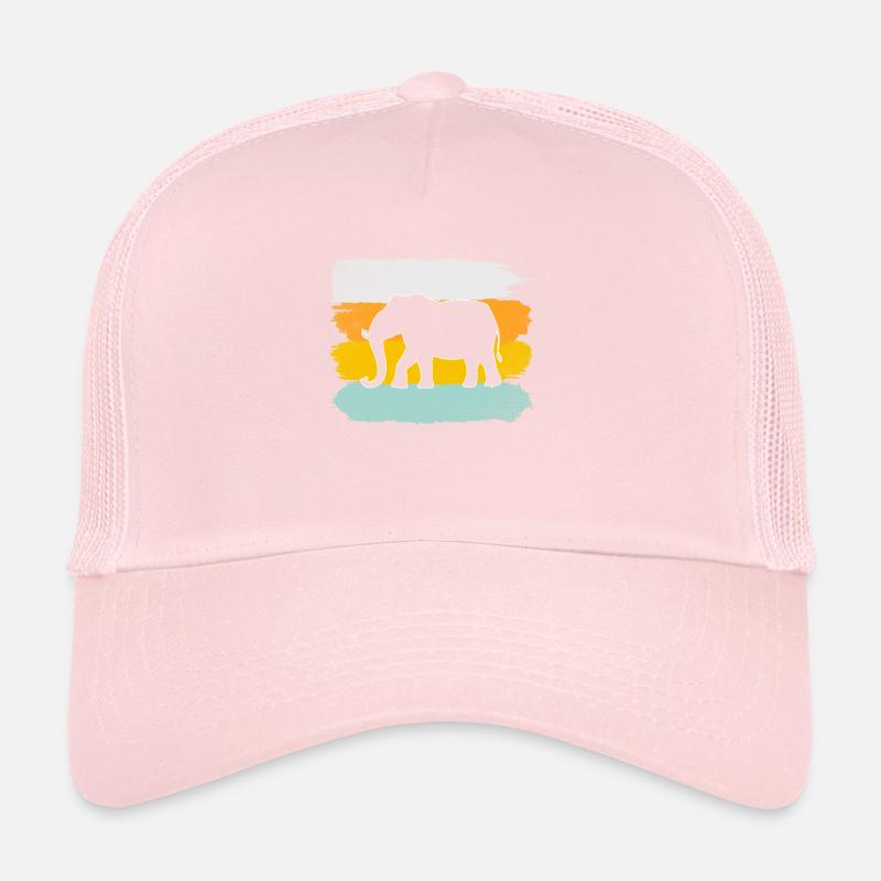 Elephant Retro Trucker Cap
