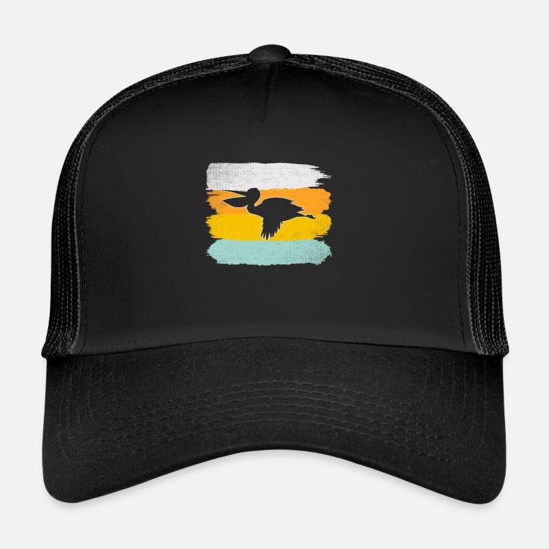 Pelikan Retro - Trucker Cap - Schwarz/Schwarz