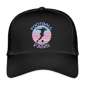 Football Fans - Trucker Cap - black/black - Front
