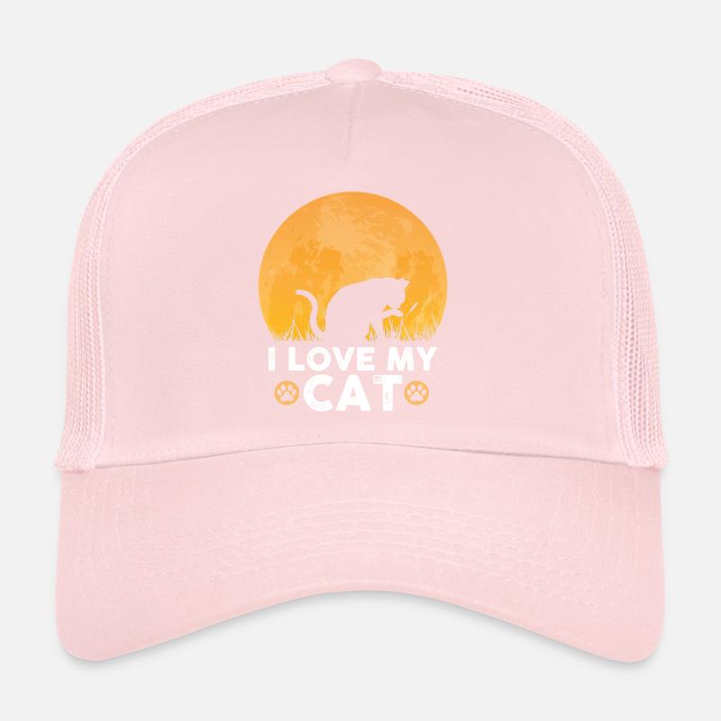 J’aime mon chat Casquette trucker 