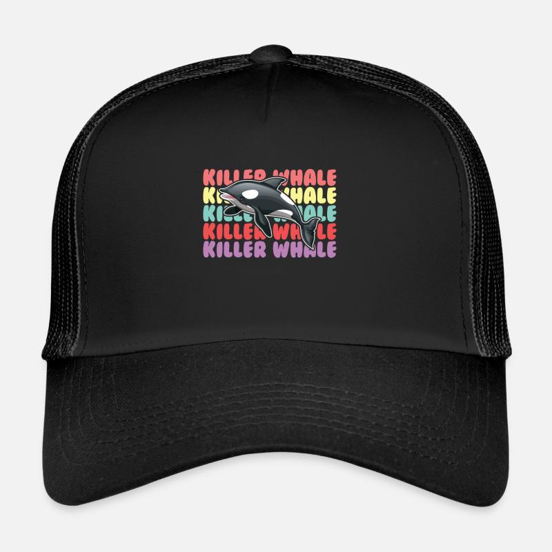 Orcas Killer Whale Orcas Wal Meer Trucker Cap