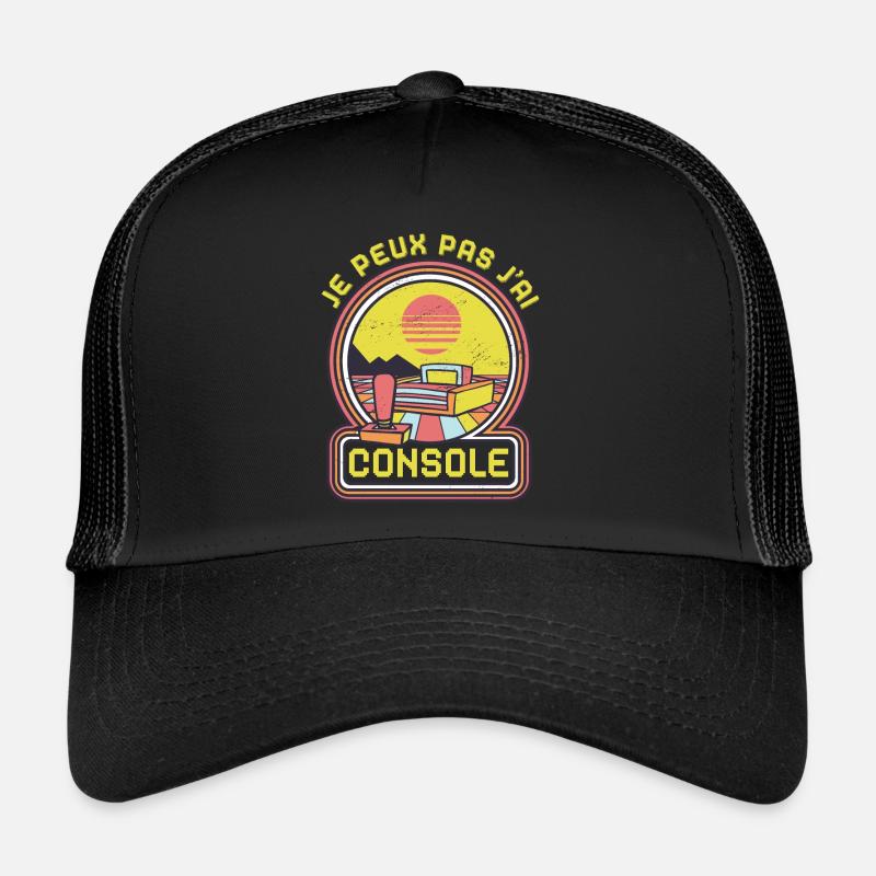 idee cadeau Gamer Je Peux Pas J'ai Console Casquette trucker 