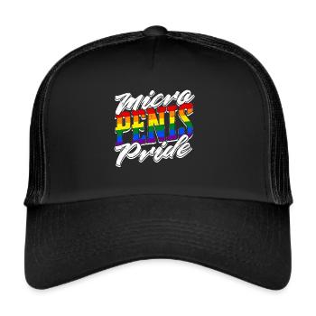 Micropenis Small Penis Sex Cock Club Micro - Trucker Cap - black/black - Front