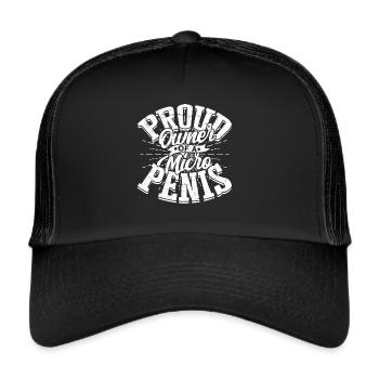Micropenis Small Penis Sex Cock Club Micro - Trucker Cap - black/black - Front