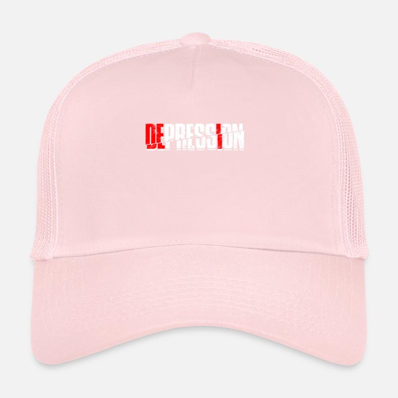 depression depressive sad gift idea unfortunate Trucker Cap