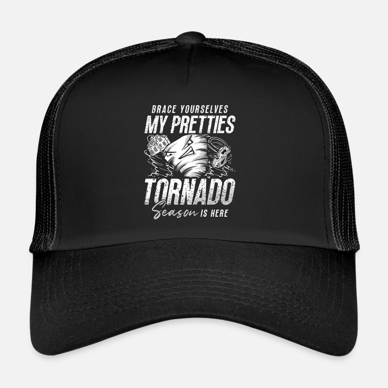Tornades Préparez-vous Mon chasseur de tempêtes météorologiques Casquette trucker 