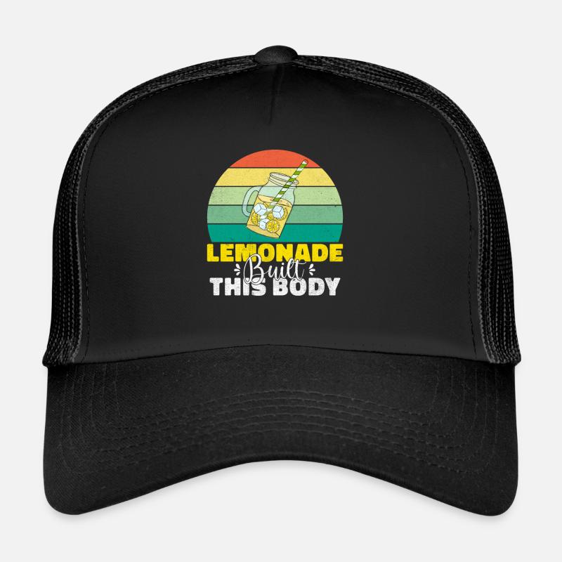 Idées cadeaux de limonade - Casquette trucker  - noir/noir