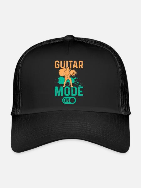 Weekend Mode On - Guitare basse Guitare basse - Casquette trucker  - noir/noir - Devant