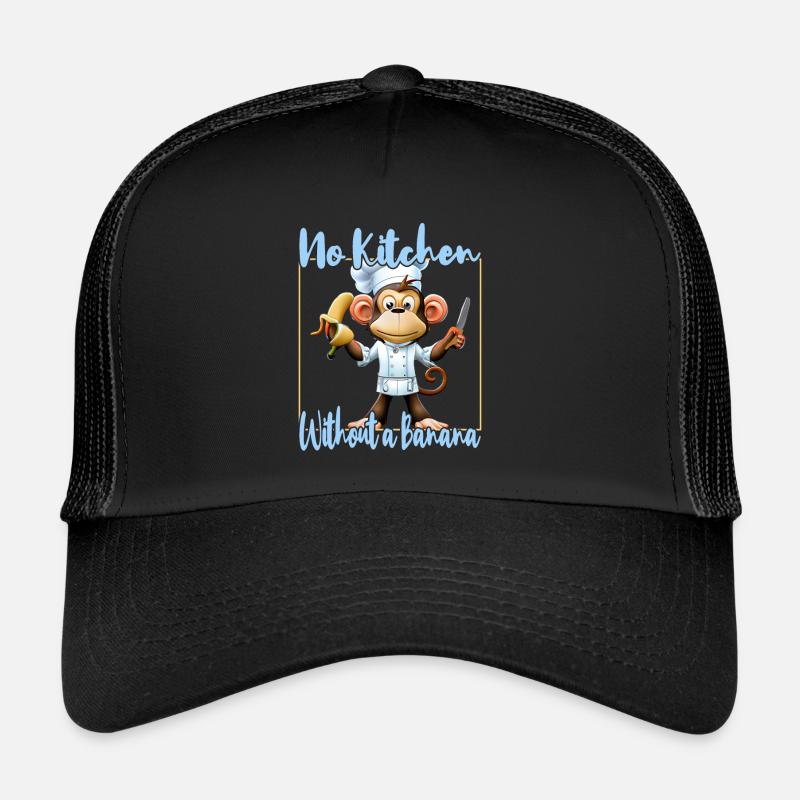 Kitchen Monkey Banana Vibes Trucker Cap