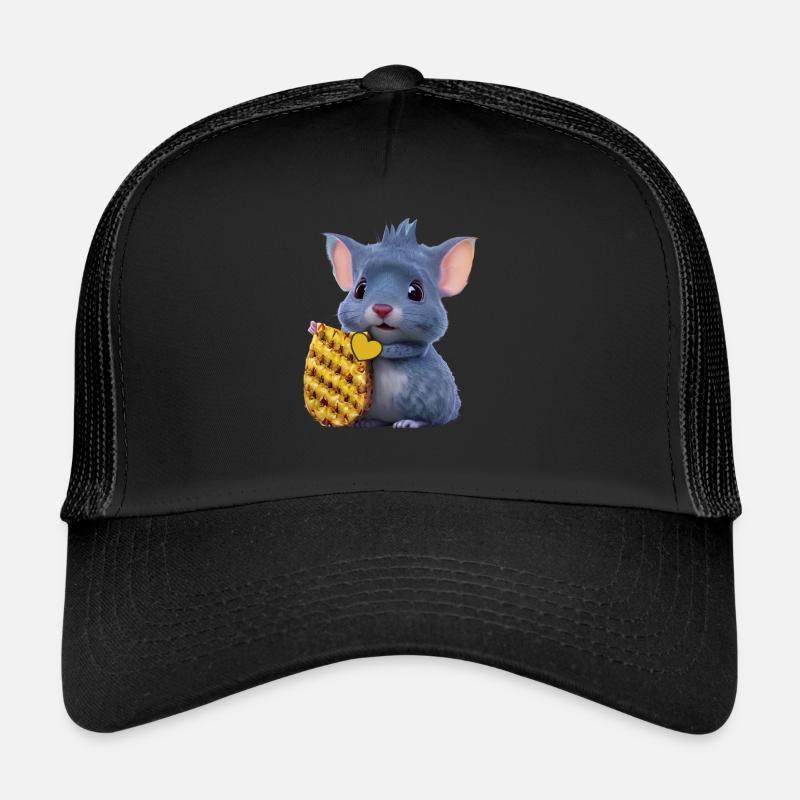 Chinchilla loves pineapple Trucker Cap