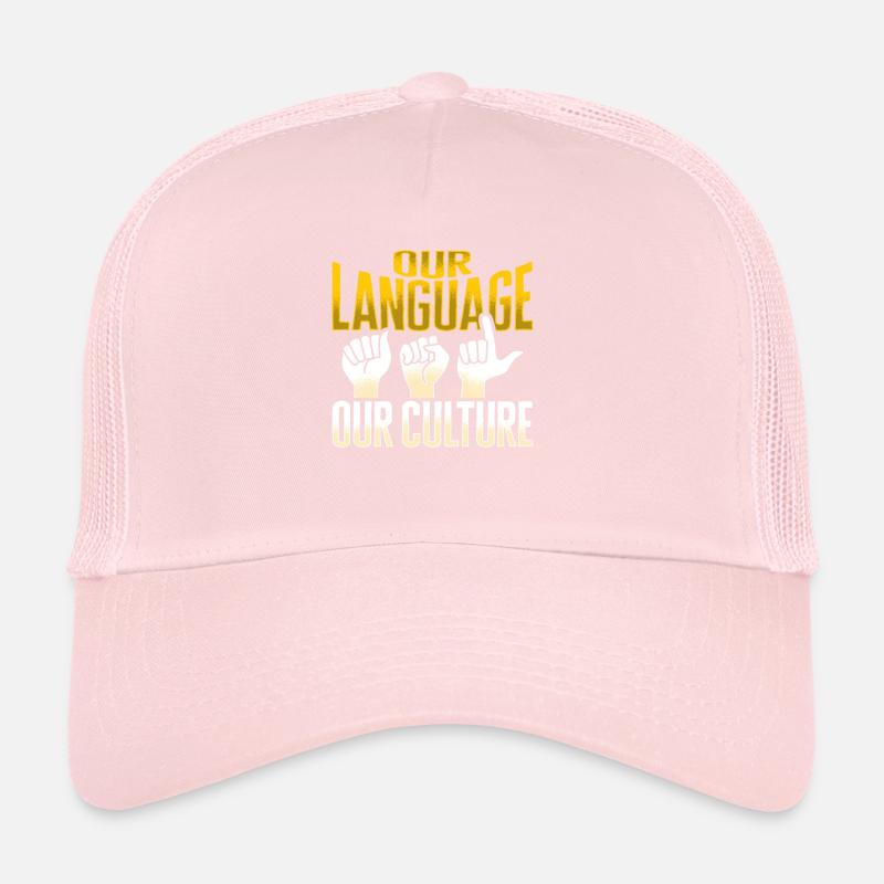 ASL Gestes de la main Perte auditive sourde Casquette trucker 