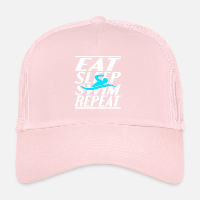 Manger Dormir Natation Casquette trucker 