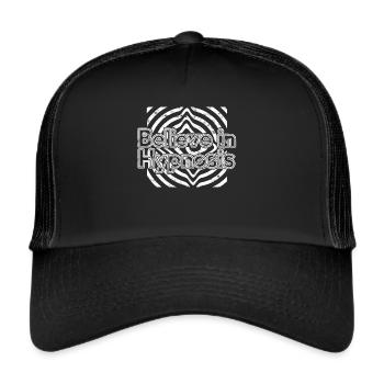 hypnosis hypnotically hypnotize hypnotist gesch - Trucker Cap - black/black - Front