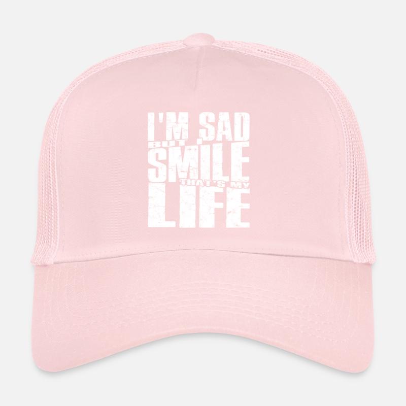 dépression dépressive triste idée cadeau malheureux Casquette trucker 