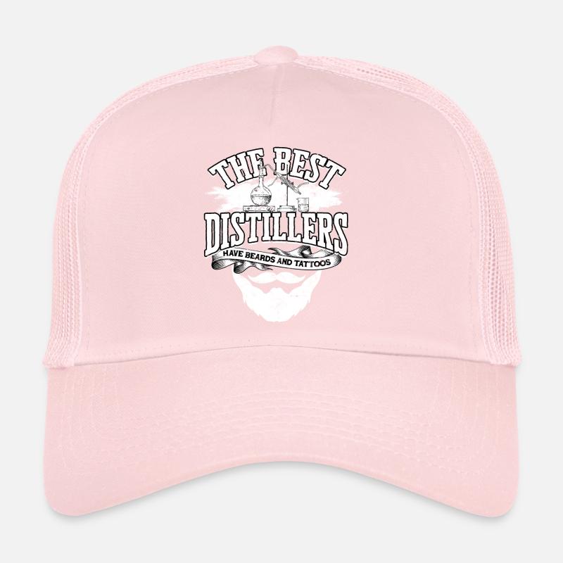 schnapps whiskey burning schnapps distiller gift idea Trucker Cap