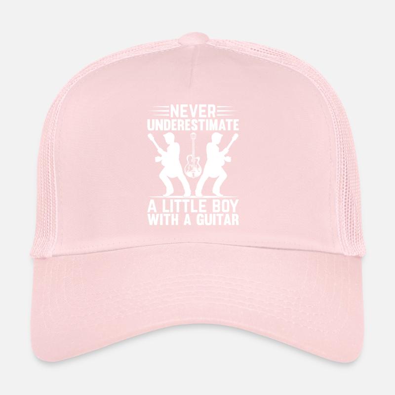 Guitar Player Never Underestimate A Little Boy Wit Trucker Cap