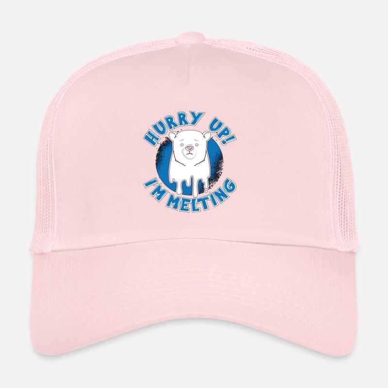 Climate Change Hurry Up I'm Melting Mother Earth Trucker Cap