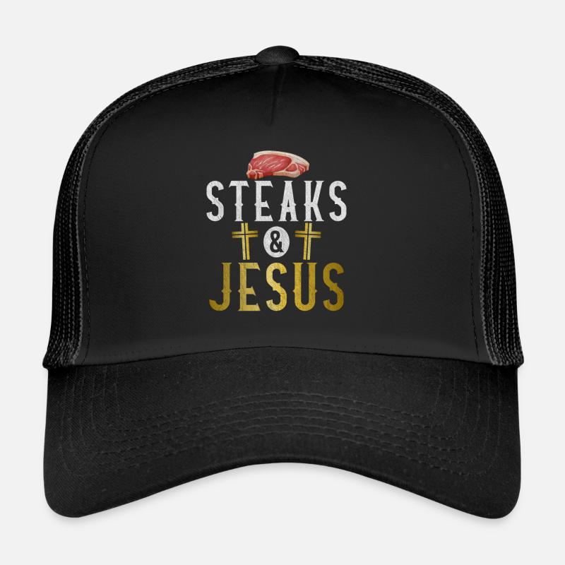 Steak Lover Steak Cadeau Casquette trucker 