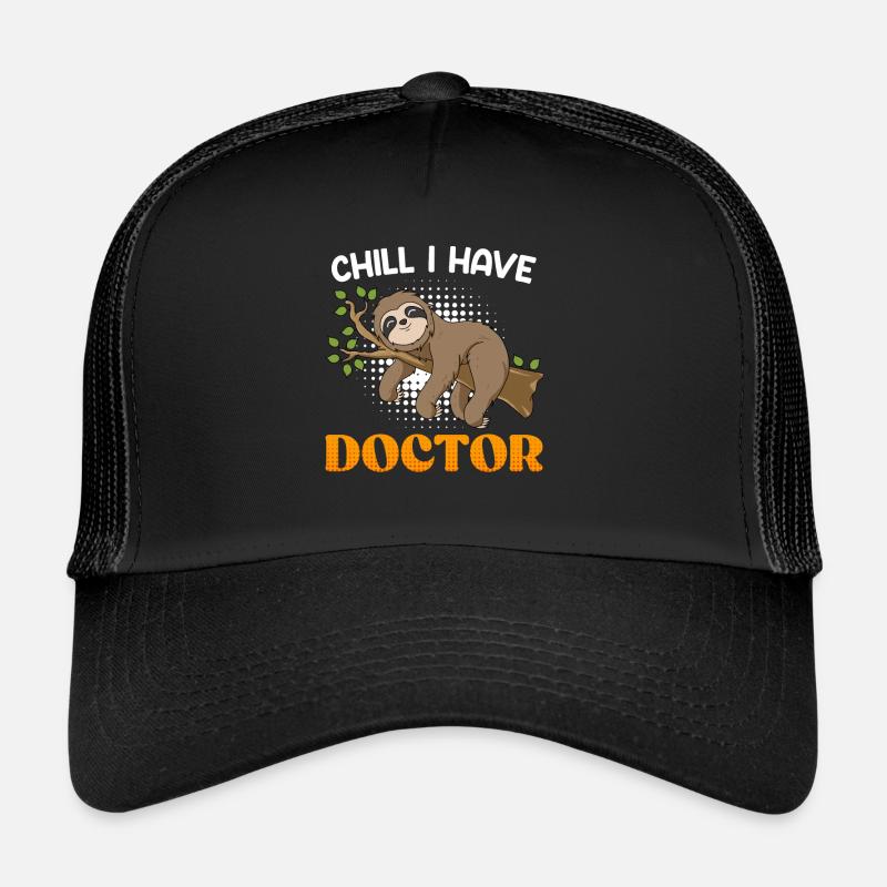 Doktor Entspanne dich ich habe einen Doktortitel Trucker Cap