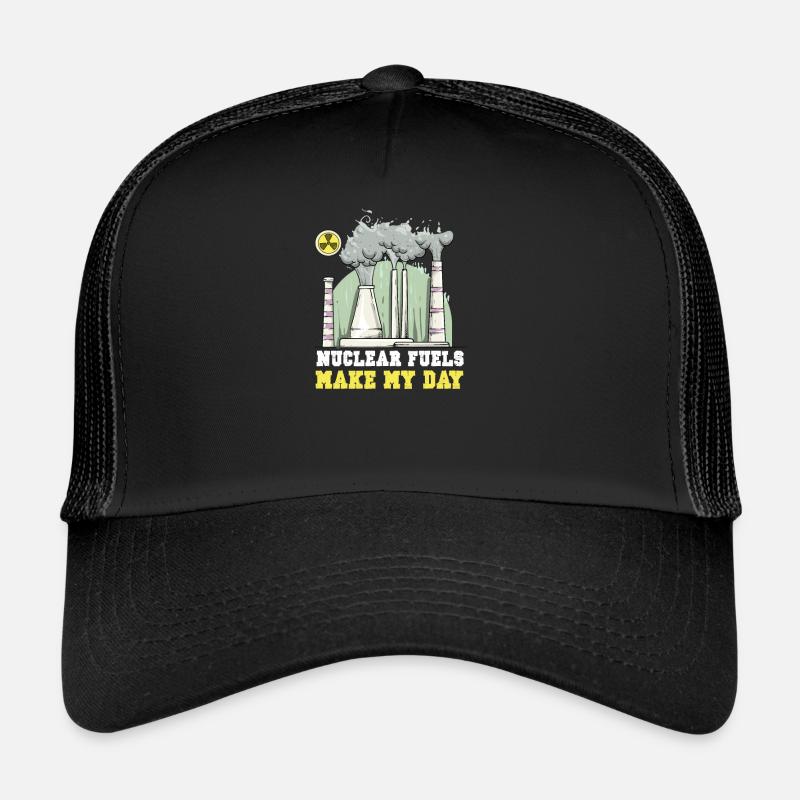 Nuclear power plant Nuclear energy Renewable energy Trucker Cap