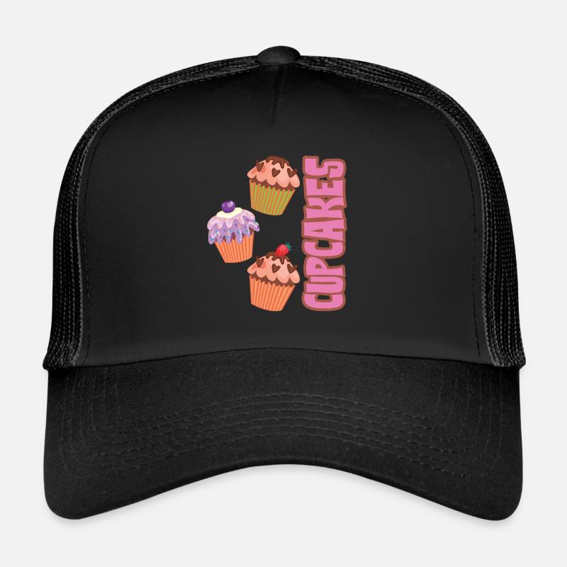Cupcakes Kuchen Cupcake - Trucker Cap - Schwarz/Schwarz