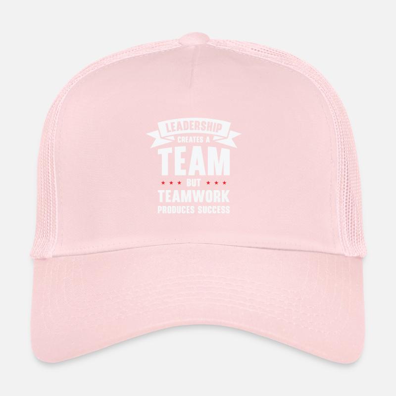 Boss Leadership Teamwork Success Office Work Trucker Cap