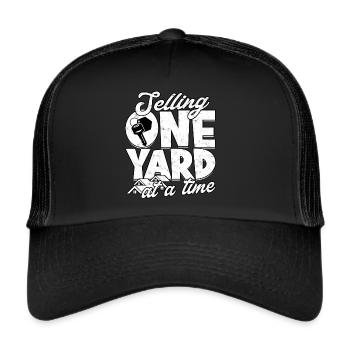 immobilienmakler immobilien makler geschenk gesche - Trucker Cap - Schwarz/Schwarz - Vorne