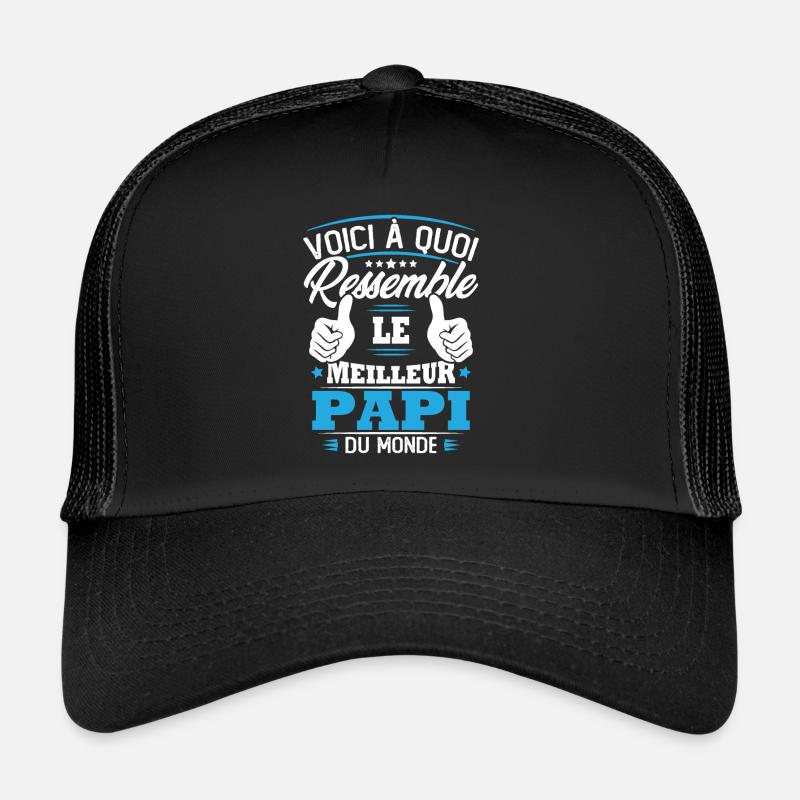 Voici à quoi ressemble le meilleur papi du monde Casquette trucker 