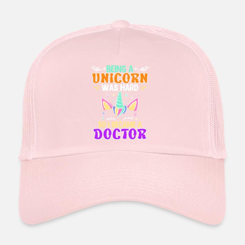 Einhorn zu sein war schwer Doktor Doktortitel Trucker Cap