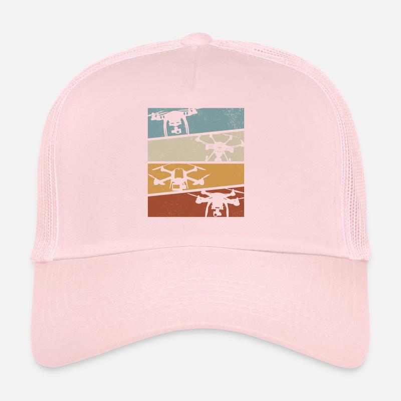 Drones Racing Quadcopter Drone Pilot - Retro Drone Casquette trucker 