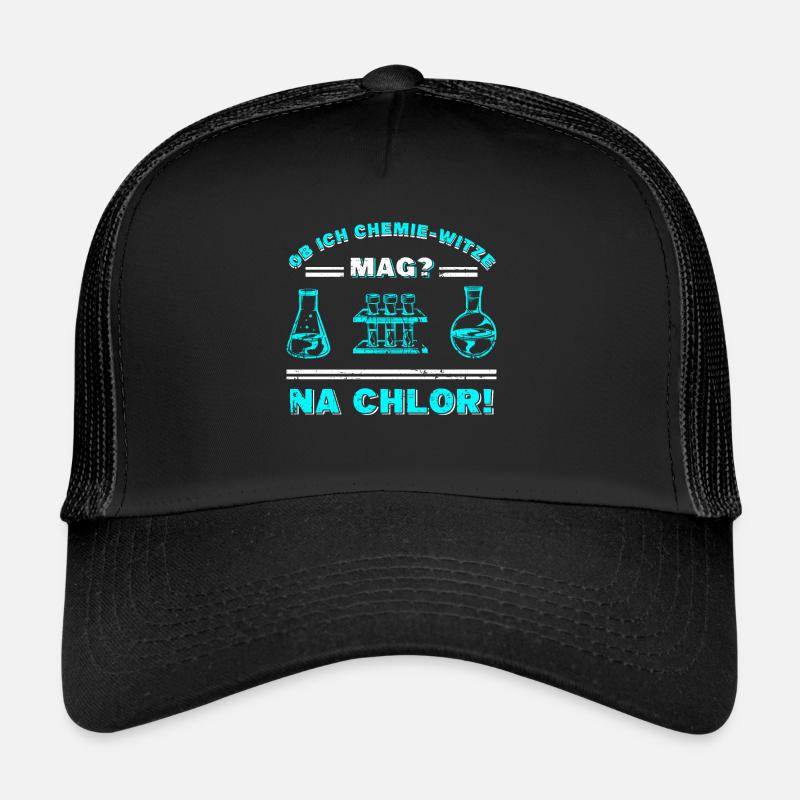 Est-ce que j’aime les blagues de chimie? Na Chlore Casquette trucker 
