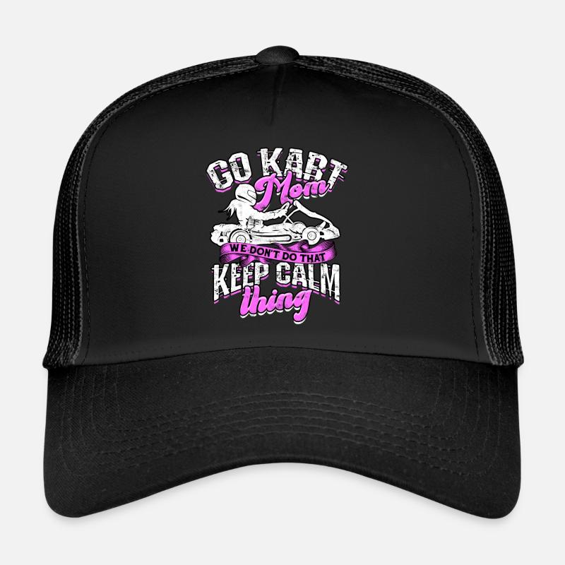Kart conduite de kart pilotes de course Pilotes de course Casquette trucker 