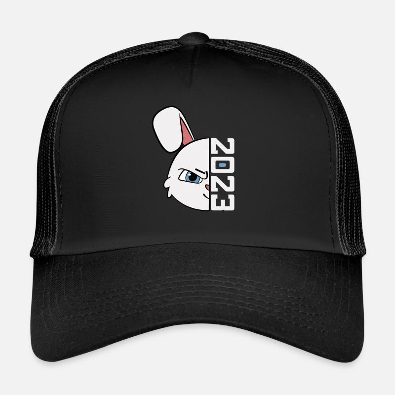 Lapin 2023 Nouvel An chinois du lapin Casquette trucker 