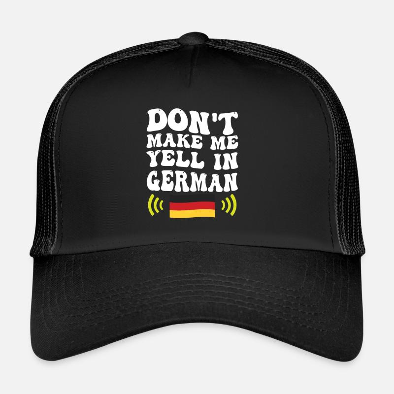 Ne me forcez pas à crier la voix allemande Casquette trucker 