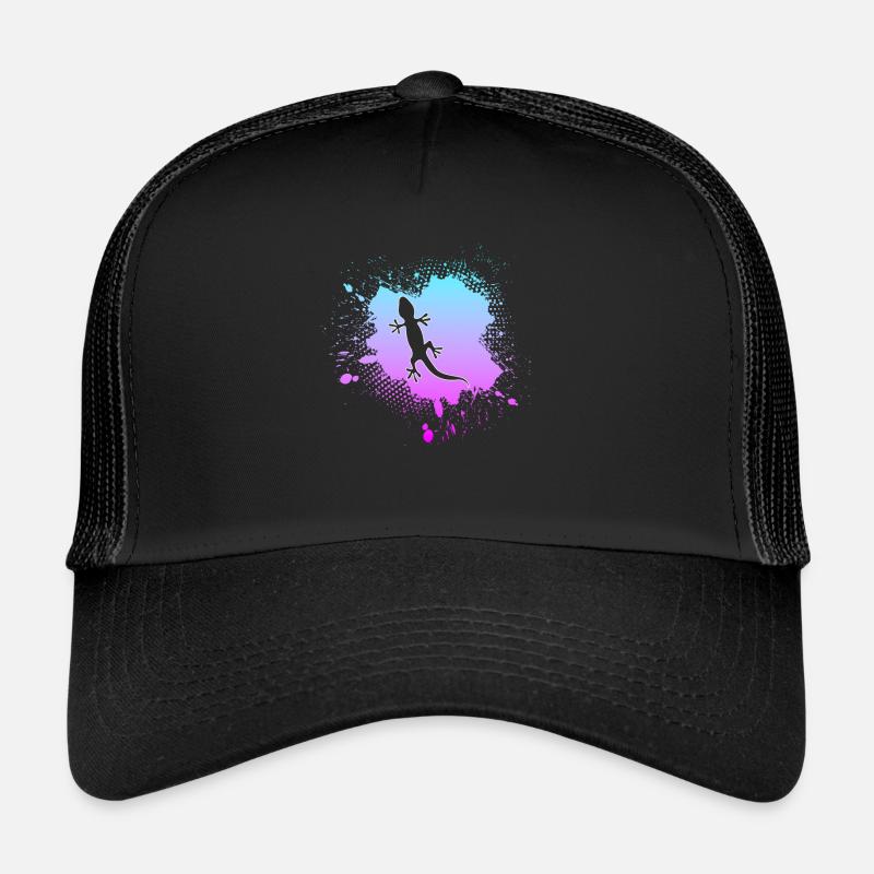 Lizard - Trucker Cap - black/black